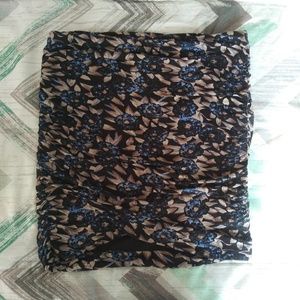 Free People · Floral tube top/skirt